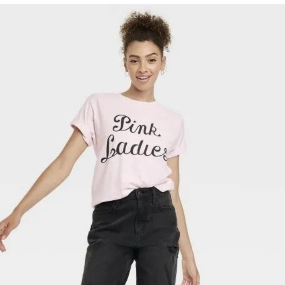 Grease PINK LADIES T Shirt Size L